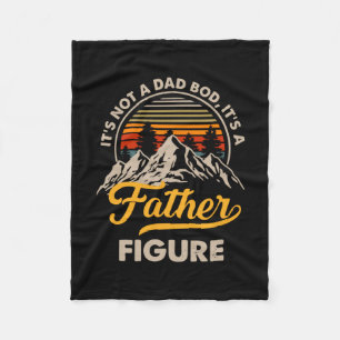 Father's Day It Is A Daddy Figure Fleece Blanket