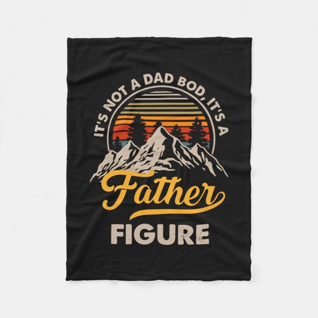 Father's Day It Is A Daddy Figure Fleece Blanket (Front)