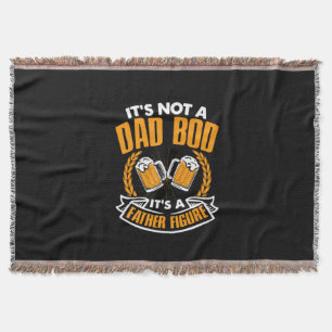 Father's Day It Is A Father Figure Throw Blanket
