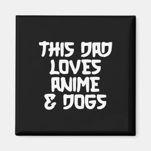 Fathers Day Japanese Manga Otaku Kawaii Anime Dad Magnet