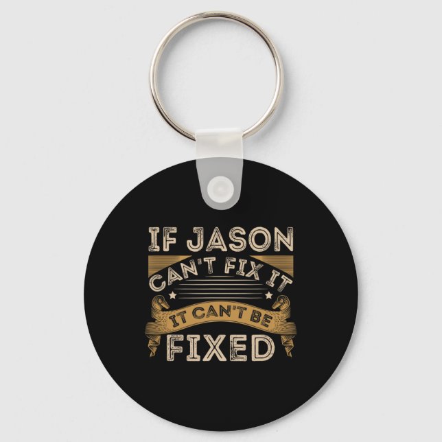 Fathers Day Jason Quote  Key Ring (Front)