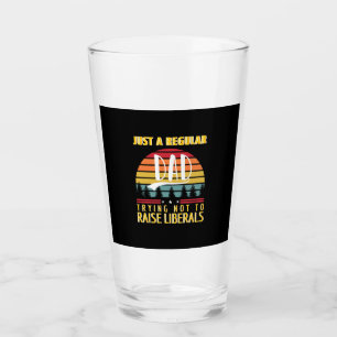 Father's Day Just A Regular Dad Glass