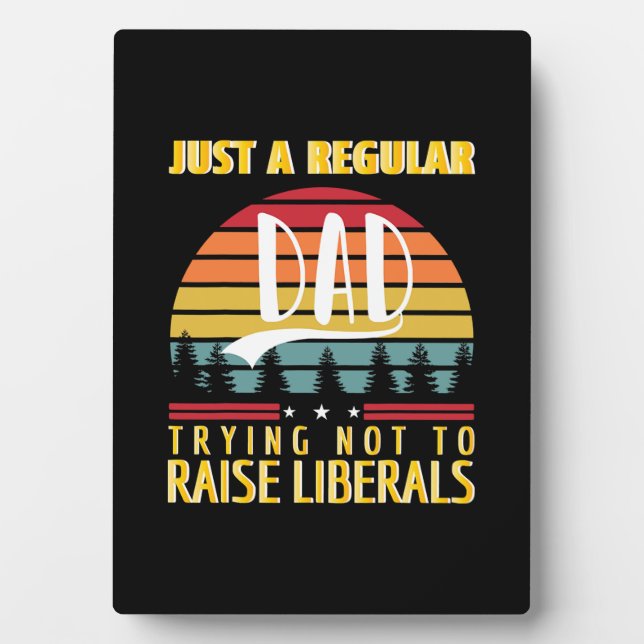 Father's Day | Just A Regular Dad Plaque (Front)
