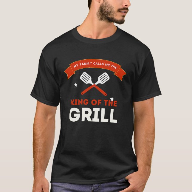 Father's Day  King Of The Grill T-Shirt (Front)
