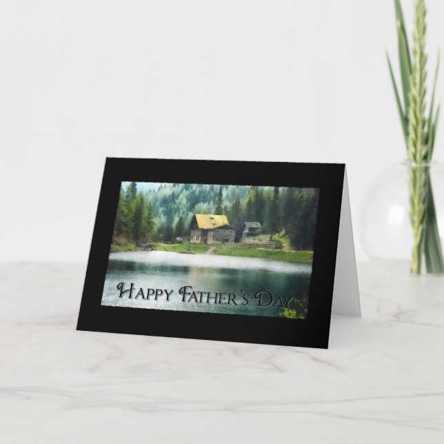 Father's Day Lake View Card (Front)