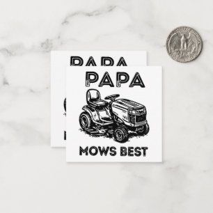 Fathers Day Lawn Tractor Riding Lawn Mower  Card