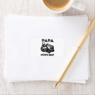 Fathers Day Lawn Tractor Riding Lawn Mower  Label