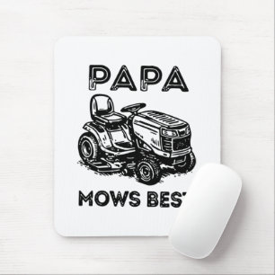 Fathers Day Lawn Tractor Riding Lawn Mower  Mouse Pad