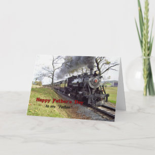 Father's Day - Like a Father to Me - Steam Train Card