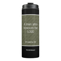 Father's Day MAN WHO HONORS THE LORD Personalised