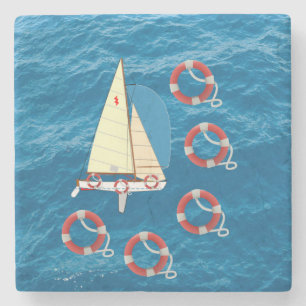 Father's Day Marble Stone Coaster
