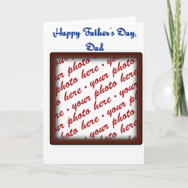 Father's Day Memento Frame Card (Front)