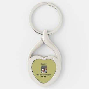Father's Day Metal Keychain