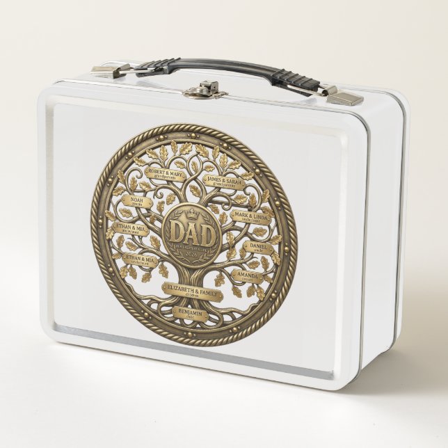 Father's Day Metal Lunch Box (Front)