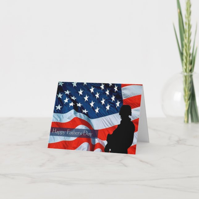 Father's Day Military Card (Front)