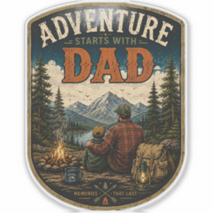 Father's Day Mountain Outdoor Design