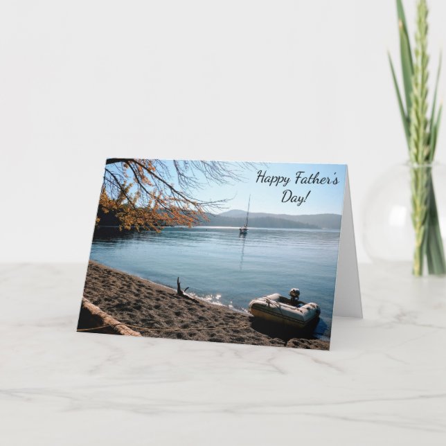 Father's Day Nautical Sailing Card (Front)