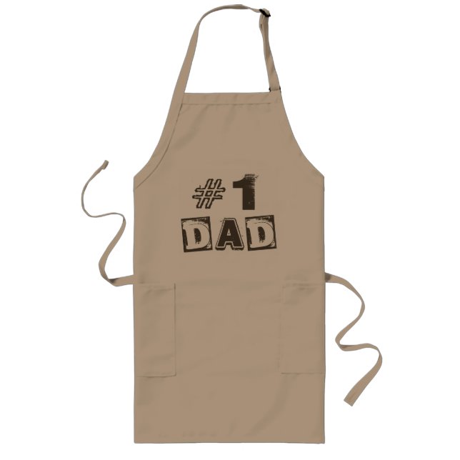 Father's Day Number One Dad Apron (Front)