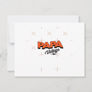 Father's Day or Christmas! A retro gift that will Invitation