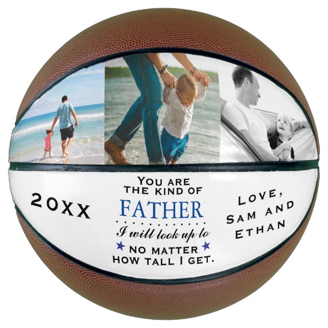 Father's Day or Dad's Birthday Basketball (Front)