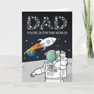 Father's Day Out This World Card
