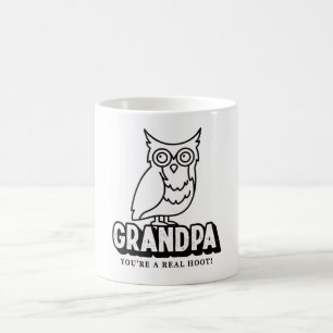 Father's Day Owl Mug For Grandpa