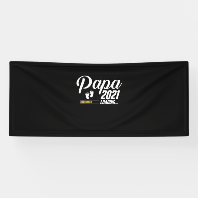 Father's Day | Papa Loading 2021 First Time Father Banner (Horizontal)