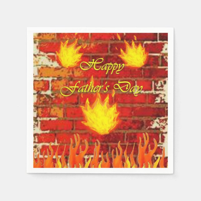 Father's Day Paper Napkins (Front)