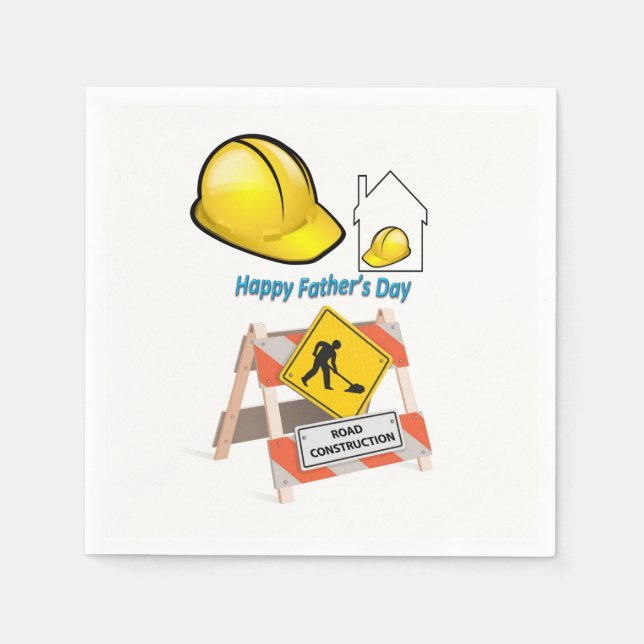 Father's Day Paper Napkins (Front)
