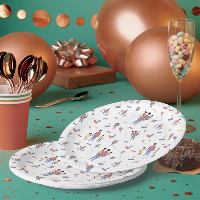 Father's Day Paper Plates (Multi)