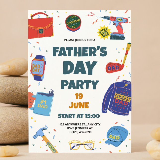 Father's Day Party Invitation (Creator Uploaded)