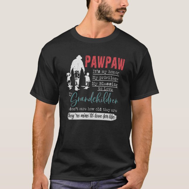 Father's Day Pawpaw Pawpaw Grandpa T-Shirt (Front)