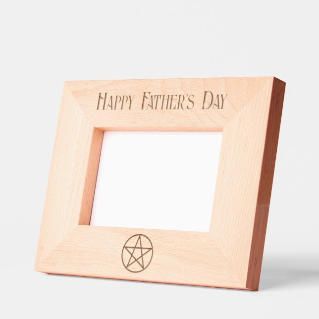 Father's Day Pentacle  Etched Frames (Left)