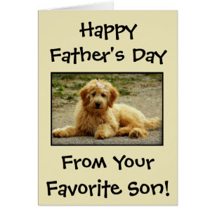 Father's Day Personalised From The Dog Photo Card