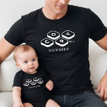 Father's Day Personalised Name Copy Paste Dad Son Tri-Blend Shirt<br><div class="desc">The perfect gift for dad and his mini-me! Celebrate the unbreakable bond between dads and their little ones with our matching personalised name copy-and-paste design. Whether it's for dad and son or dad and baby, these custom-made creations are a heartfelt way to show your appreciation this Father's Day. The t-shirt...</div>