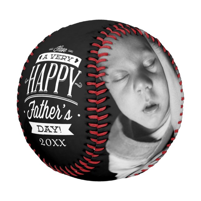 Fathers Day Personalised One Of A Kind Baseball (Angled)