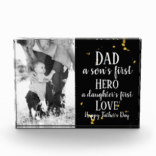 Father's Day Personalised Quote Photo Block