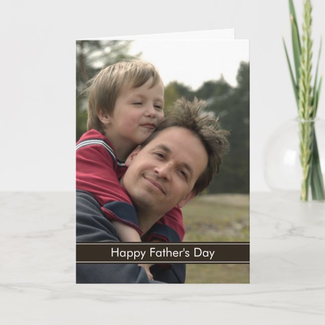 Father's Day Photo Card (Front)