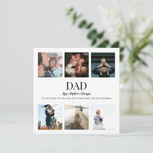 Father's Day Photo Collage Card