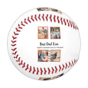Father's day photo display collage for dad baseball