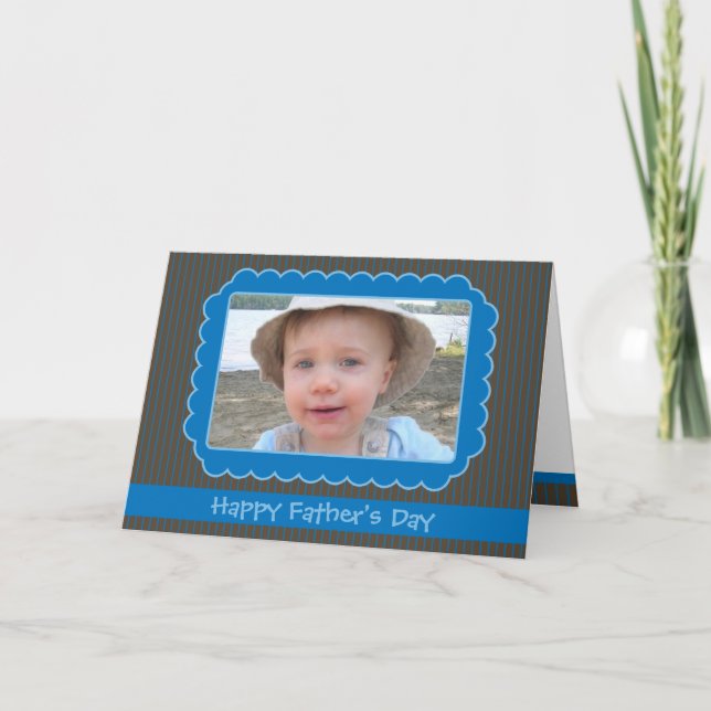 Father's Day Photo Frame Card (Front)