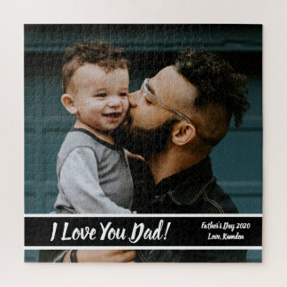 Father's Day Photo Gift Custom Puzzle