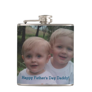 Father's Day Photo Gift Drinking Flask