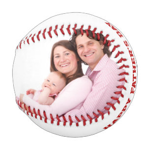 Father's Day Photo Personalised Baseball
