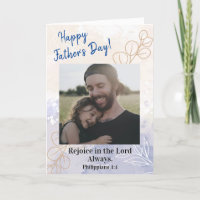 Father's Day Photo Rejoice Bible Verse Christian