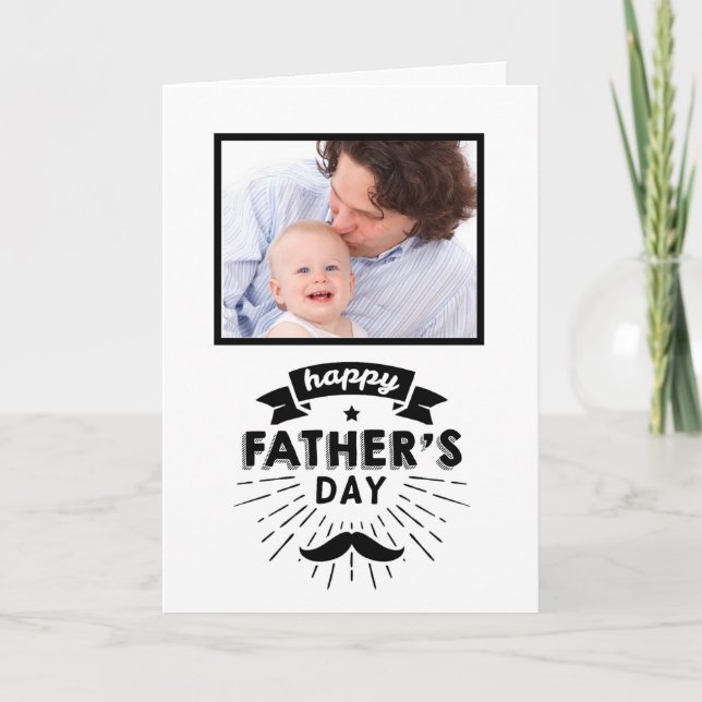 Fathers Day Photo Template Personalised (Front)