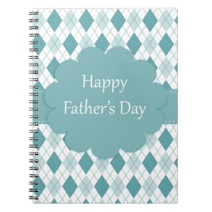 Fathers Day plaid Notebook