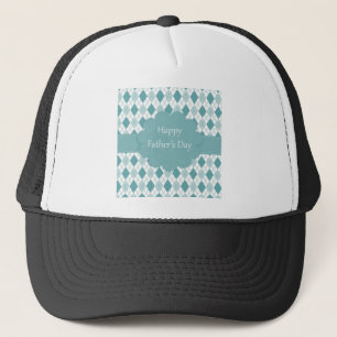 Fathers Day plaid Trucker Hat
