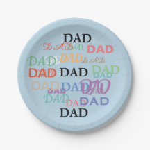 Father's Day Plates.