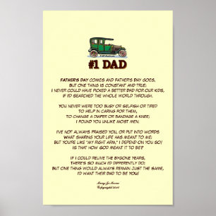 Father's Day Poem from Wife Poster